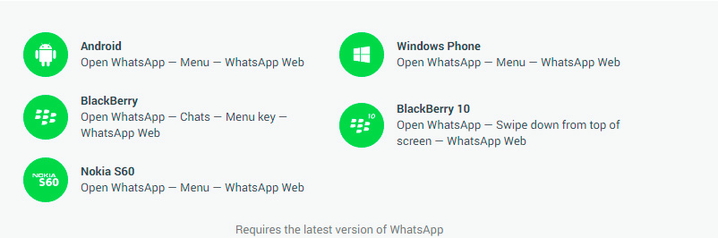 Install the WhatsApp client on your computer