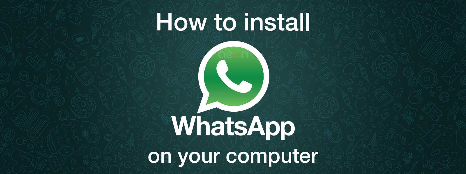 whatsapp install pc